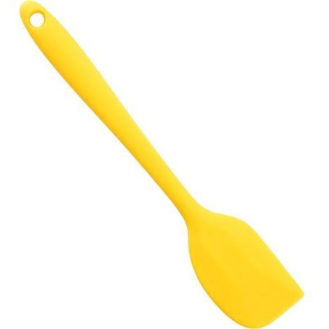 Spatule en Silicone Translucide Résistante à la Chaleur, Outil de Cuisine Portable pour Pâtisserie et Cuisson, Design Intégral Vert (1/5)