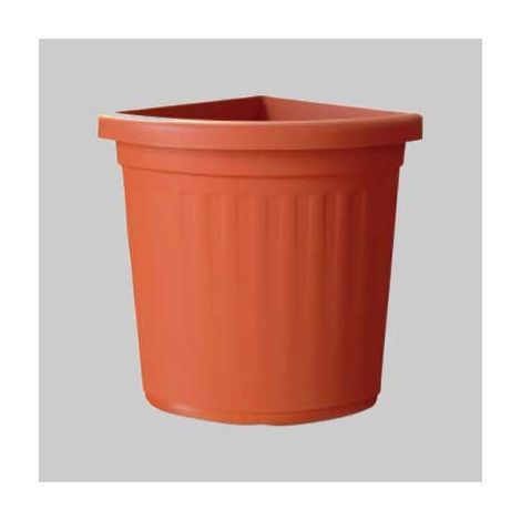 Vaso da giardino ad angolo Veca terracotta h.50