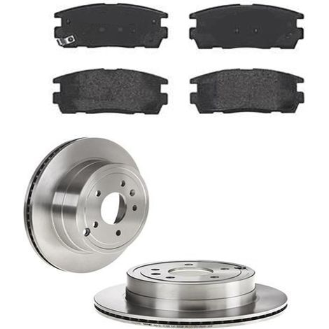 KIT FRENI POSTERIORI compatibile con OPEL ANTARA A (L07) - DISCHI + PASTIGLIE OEM: P 10 004 / 17764 /SOSTITUZIONE DIRETTA/BASSA POLVERE/SILENZIOSO (1/5)