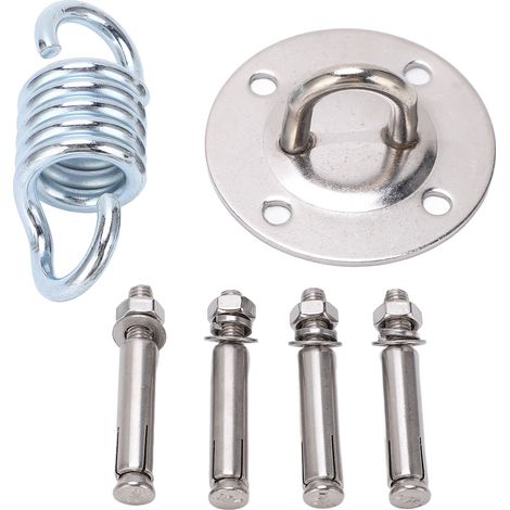 Support De Plafond En Acier Inoxydable Pour Suspension - Crochet Mural Robuste Pour Hamac Et Chaise Oscillante - Capacité 500kg - 1 Pièce (1/5)