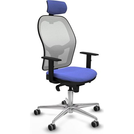 Piqueras y Crespo Jorquera Chaise de bureau bleu clair (1/3)