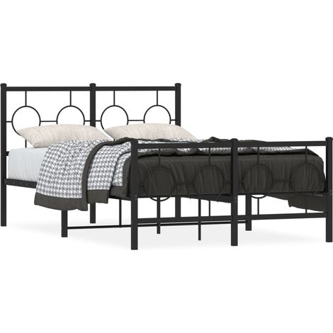 Maison Exclusive - Estructura cama sin colchón con estribo metal (1/5)