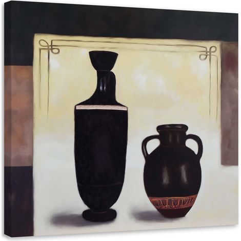 Tableau sur toile Nature morte Jarres 30x30 (1/5)