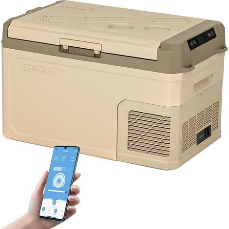 28L Portable Fridge Car Camping Freezer 12/24V Mini Fridge for Home, Office or Outdoor Picnic/-20 to 20°C (1/5)