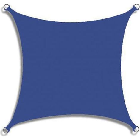 Voile d'ombrage pour terrasse, bloque 98% des rayons UV (2,5x2,5m, bleue) (1/5)