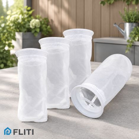 Lot de 4 filtres IBC Ø104x198mm Nylon renforcé pour récupération eau de pluie extérieur (1/5)