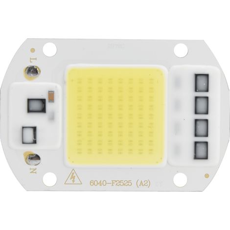 Source lumineuse COB haute tension AC220V, large zone d'éclairage, forte luminosité, LED à lumière blanche (1/5)
