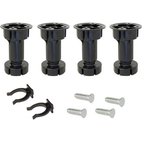 PIEDINI REGOLABILI PLASTICA 12CM (CF 4PZ)