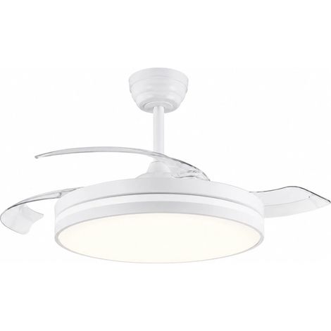 Ventilatore da Soffitto LED 60W con Pale Retrattili (1/5)