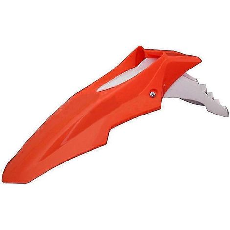 Garde-boue Supermoto Motocross Dirt Bike 2072680001 pour Kawasaki DRZ RMZ XT TW (Blanc Rouge) (1/5)