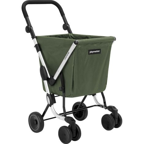 CARRELLO SPESA WE GO VERDE OLIVA (1/5)