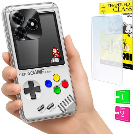 Funda para Honor X5C Plus / X5C 4G con cubierta trasera para foto + cristal 9H (1/5)