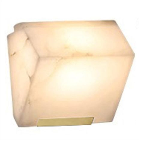 Applique murale en marbre pour couloir, lampe de couloir, lampe de salon, lampe murale de chevet en cuivre (1/5)