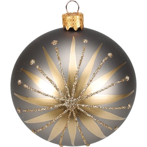 Palline per albero di Natale decorato, a forma di Stella, in Vetro, da Ø 100 mm, 6 pezzi (1/4)