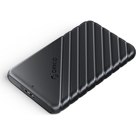 Boîtier USB Micro-B 5 Gb/s pour disque dur/SSD 2,5" 25PW1-U3 - Noir (1/3)