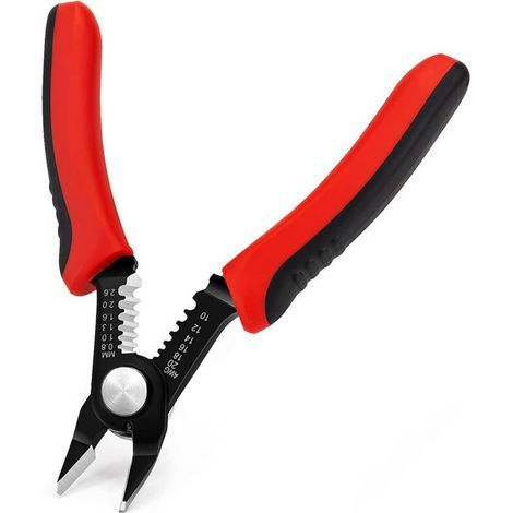[JAMAIS UTILISÉ] Pince Coupante, Pince Coupe câbles, Pince à Dénuder Multifonction 2 en 1, Pince Coupante Diagonale et Precision, Pince pour Dénuder et Couper (1/4)