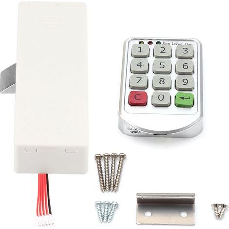Serrures à Code de Porte D'armoire à Clavier électronique Numérique Intelligent, en Alliage de Zinc et en Matière Plastique pour la Natation (1/5)