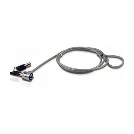 Conceptronic CNBSLOCK15 cable antirrobo Plata 1,5 m