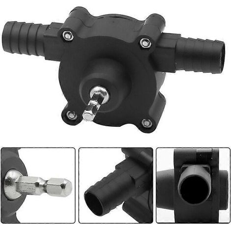 Mini pompe à eau portable auto-amorçante électrique pour forage avec tuyau de 6,35 mm (1/5)