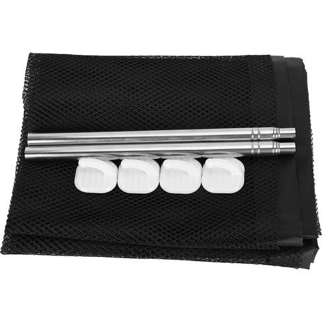 Filet d'isolement pour chien, clôture de sécurité pliable et portable, porte en filet rétractable, accessoires pour animaux de compagnie (1/5)