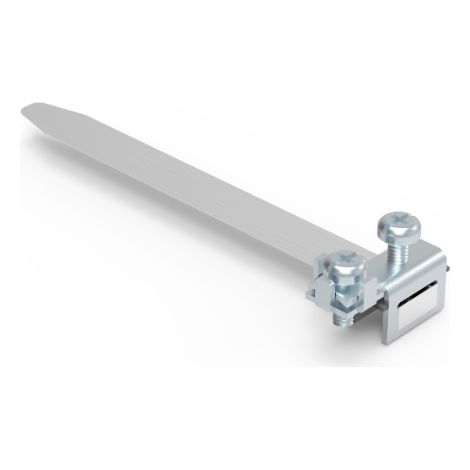 Correa de puesta a tierra de 190x20x48 mm, diámetro de tubería de hasta 54 mm NI /96440201/