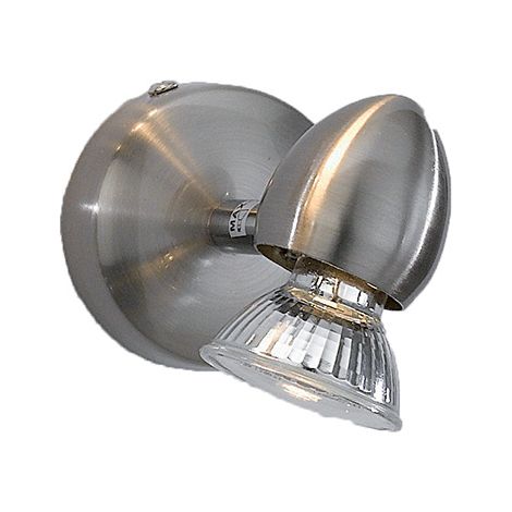 Applique Moderna Two Penny Metallo Nichel Satinato 1 Luce Gu10 (1/2)