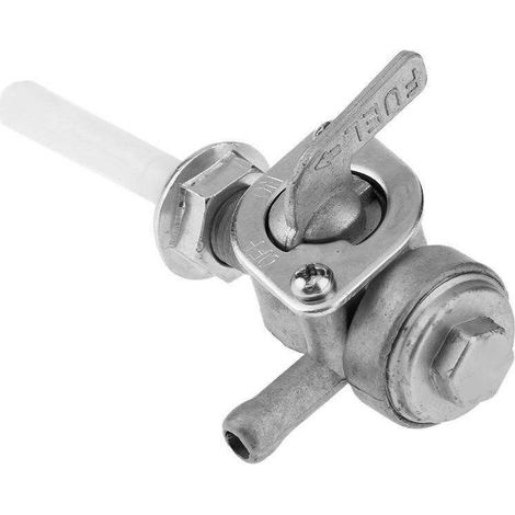Cyclingcolors – Robinet d'essence coudé 90° en métal – ON/OFF M10 pour moto, scooter, tondeuse et tracteur – Usage universel (1/4)