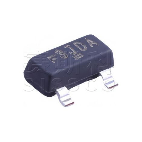 MOSFET VISHAYSI2343DS-T1-E3, SOT-23 package, 30V 3.1AP channel, electronic component chip, 5 units, packaged and shipped.