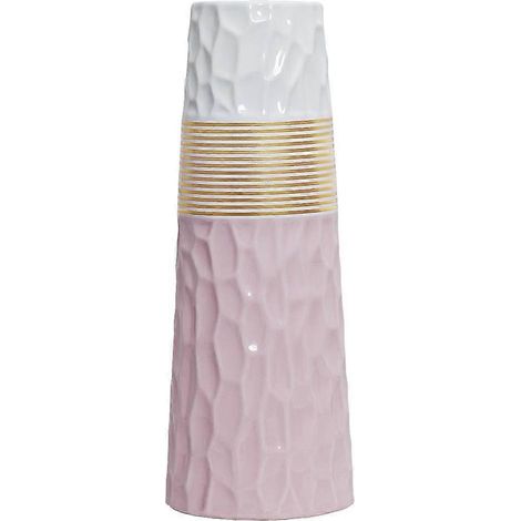 Récipient en céramique, grande pièce décorative abstraite, convenant à la décoration d'un bureau et à la décoration de mariage. (1/5)