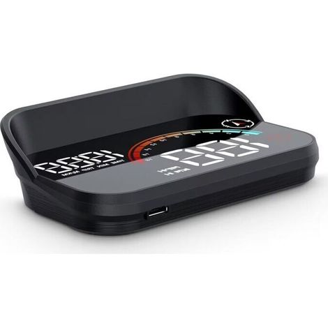 M22 Car Head-Up Display, GPS Speedometer, Speed and Time Display, Smart GPS Tachometer, KM/H, MPH, for all car models