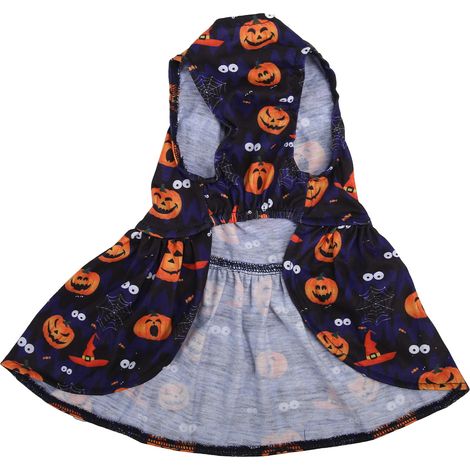 Jupe d'Halloween pour animaux de compagnie, couleurs vives, mignonne, douce, confortable, extensible, à la mode, pour chiots, petits chiens, S (1/5)
