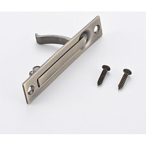 Maniglia a scomparsa per porta scorrevole, 10 cm, maniglie a bordo nascosto, montaggio a filo (1, bronzo) (1/5)