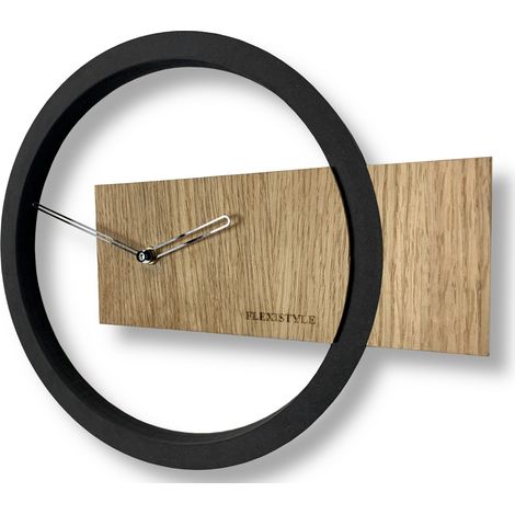 Reloj de pared de madera de roble (1/3)