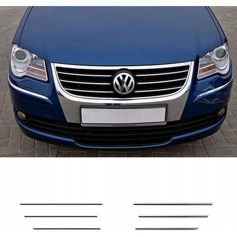 Bandes chromées de calandre pour VW Touran 1T1 1T2 Caddy (1/5)