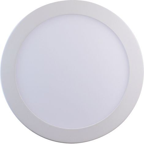 Ultraflache runde LED-Einbauleuchte 12 W 900 lm Ø 17 cm 4000 K Weiß 40000 h 7h SevenOn Premium