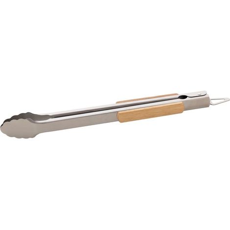 Zange Strend Pro Grill, zum Grillen, Edelstahl, mit Holzgriff, 4,3x38-42 cm (1/3)
