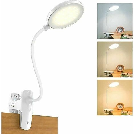 Buntes, wiederaufladbares USB-Leselicht, Touch-Steuerung, flexibler 360-Grad-Clip FLITI (1/4)