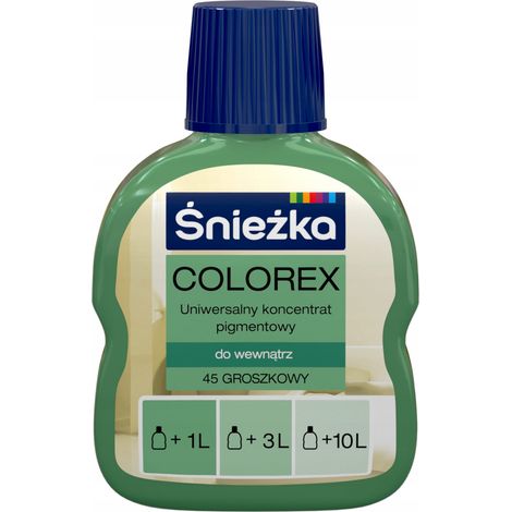Śnieżka Colorex pigmento colorante para pinturas Guisante mate 100ml