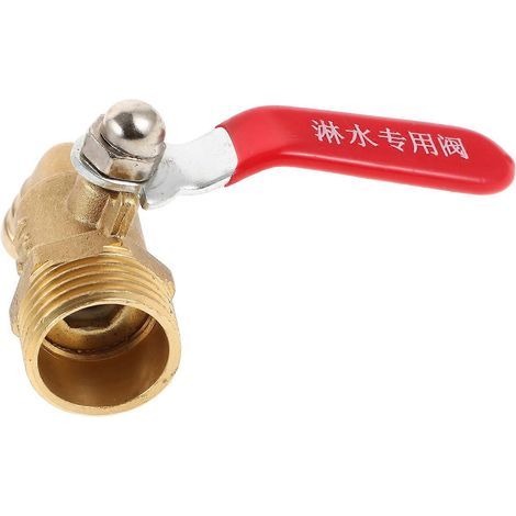 1/2-Zoll-Kugelhahn für Wasserfilter, Bewässerungsschlauchanschluss – 6,00 x 5,00 x 3,50 cm – Gold (1/4)