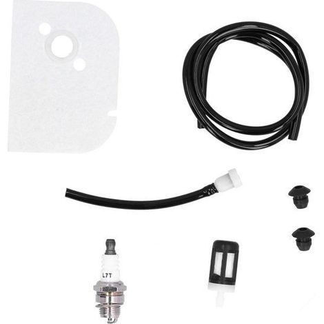 BelleRise - Kit d'entretien tronçonneuse – STIHL 009/010/011/012/ST600 – Filtre à air + bougie + durite 60 cm – Coupe puissante (1/5)