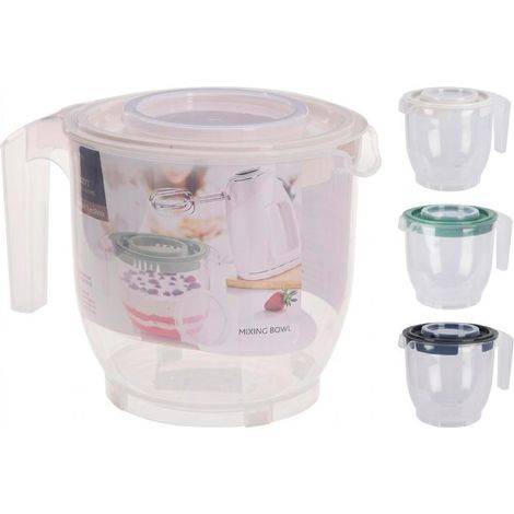 EXCELLENT jarras mezclas plastico 2200 ml surtida , Jarra mezcladora de plástico 2200 ml surtida, un recipiente práctico y ligero diseñado para mezclar, preparar y conservar alimen