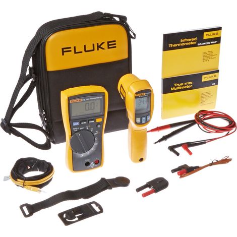 Multímetro digital robusto Fluke 116/62 MAX+ amarillo