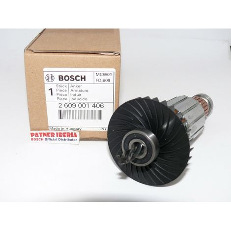 Pièce de rechange induit 2609001406 – Pour outils électroportatifs – Matériaux de haute qualité – Compatible avec outils BOSCH
