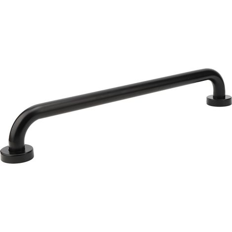 Schwarzer, rutschfester Badewannengriff aus Aluminium, 50 cm, Sicherheits-Haltegriff, Badezimmerausstattung (1/5)