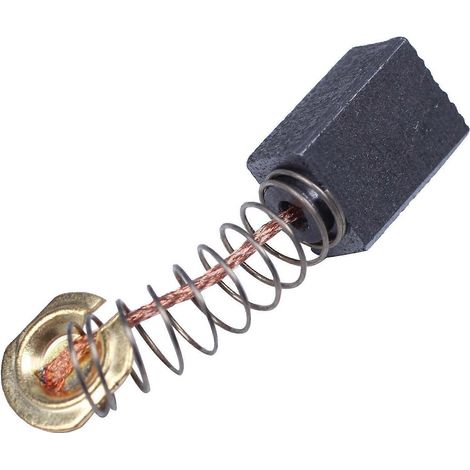 8 balais de charbon CB411 pour meuleuse d'angle électrique (12 x 9 x 6 mm) (1/4)