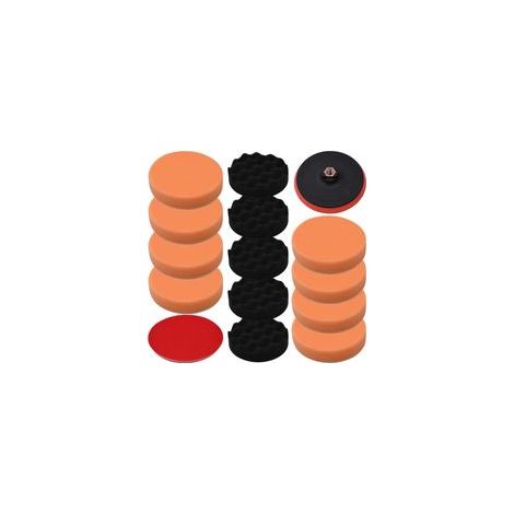 Juego de 14 esponjas de pulido, 150 mm - Crezuo