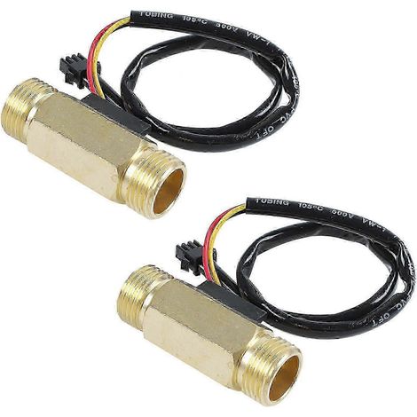 capteurs de débit d'eau 1/2PT, commande de débitmètre 1,5-30 L/min (1/5)