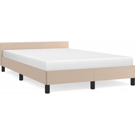 Maison Exclusive - Giroletto senza Materasso Cappuccino 120x190 cm in Similpelle (1/5)