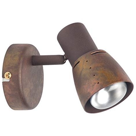 Brilliant lampada lava spot a parete rame antico 1x R50, E14, 40W, adatto per lampade a riflettore (non incluse) Scala da A ++ a E Testa orientabile