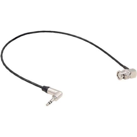 Câble de timecode TRS 3,5 mm vers BNC mâle pour caméra C300/500F55/Amira/ZoomF8 (1/5)